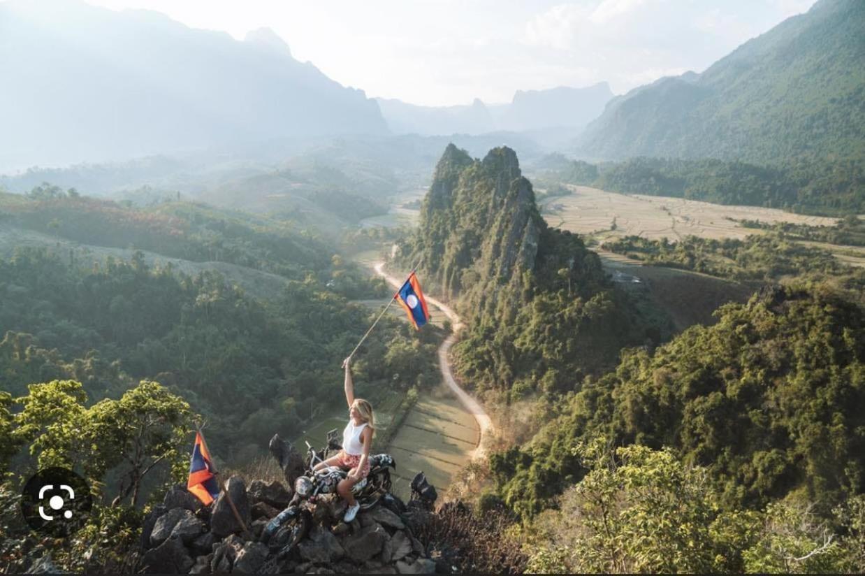 Vang Vieng Victory Hostel Екстер'єр фото