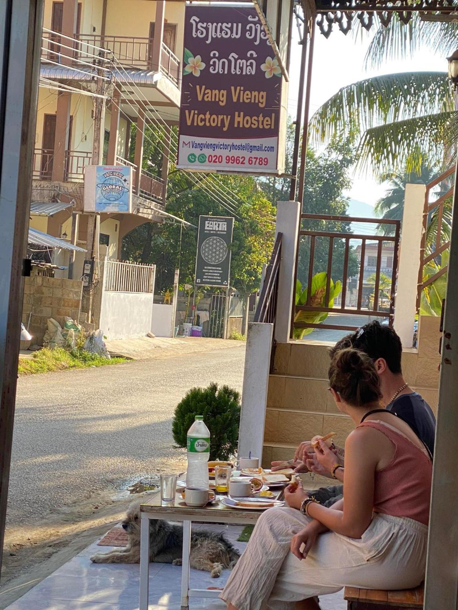 Vang Vieng Victory Hostel Екстер'єр фото