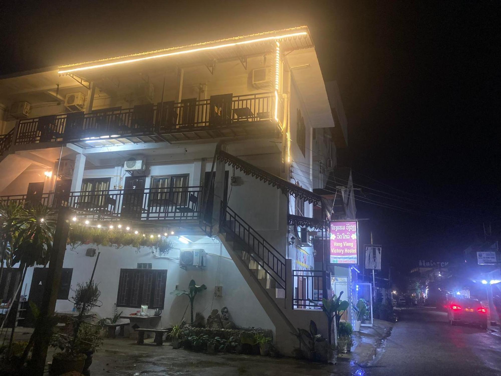 Vang Vieng Victory Hostel Екстер'єр фото